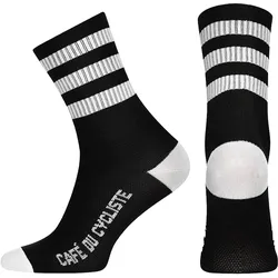 Café du Cycliste, Unisex, Sportsocken, Skate (35 - 38), Weiss, Schwarz