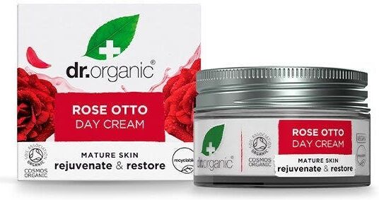 DR. ORGANIC Crema de dÃ­a facial natural de Rose Otto