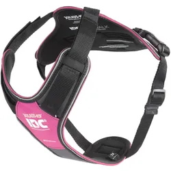 Julius-K9 K9 IDC Longwalk - pink-grå, XL (XL, Hund), Halsband + Leine