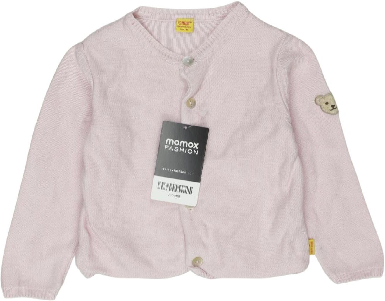 Steiff Mädchen Strickjacke, Pink, Gr. EU 74, Baumwolle - Second Hand
