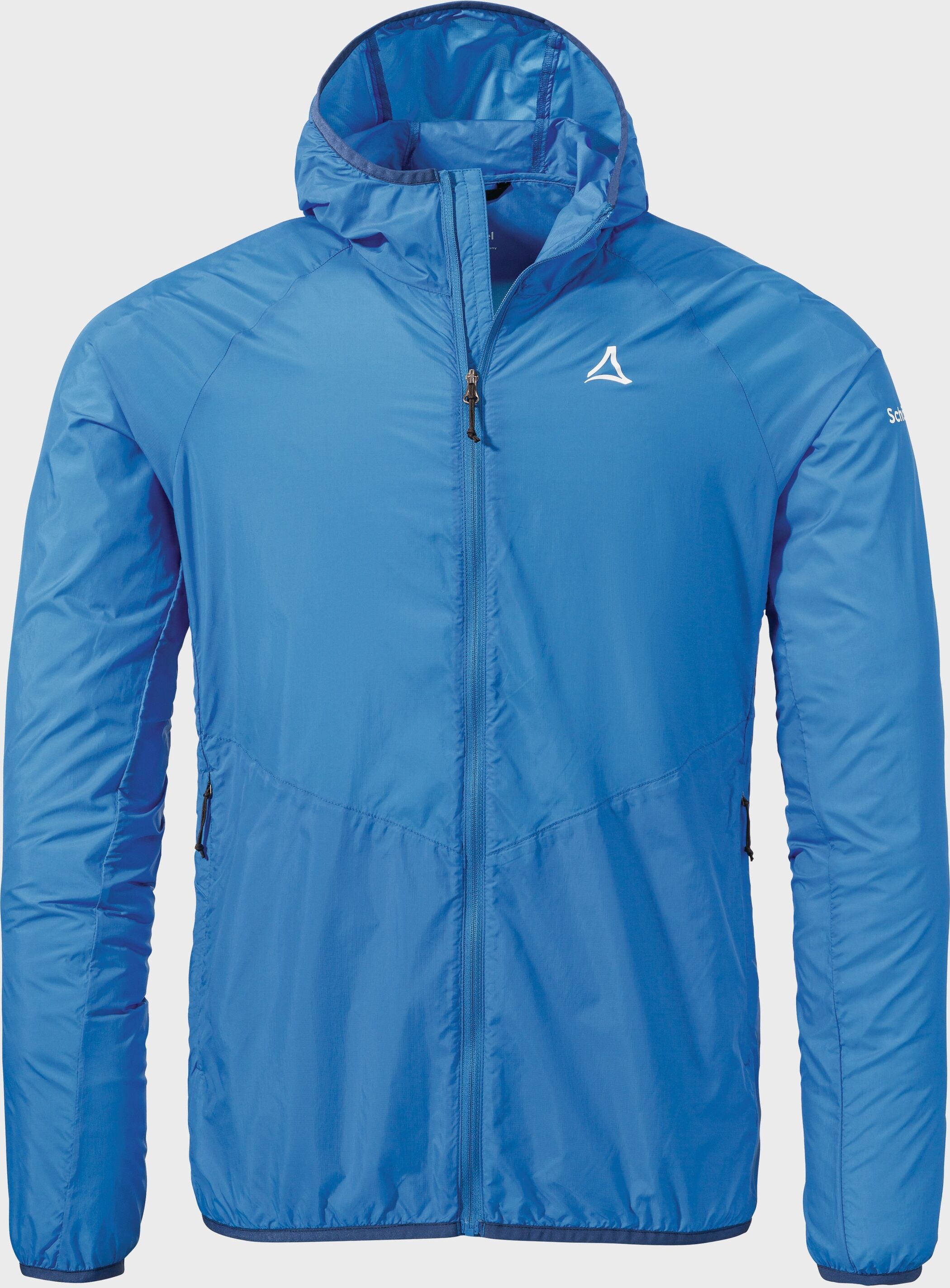 Outdoorjacke SCHÖFFEL "Hiking Jacket Style Wutach MNS", Herren, Gr. 54, blau (8275, blau), Oberstoff: 100% Nylon, regular fit, hoch geschlossener Ausschnitt, Jacken Outdoorjacke 8275, blau 54