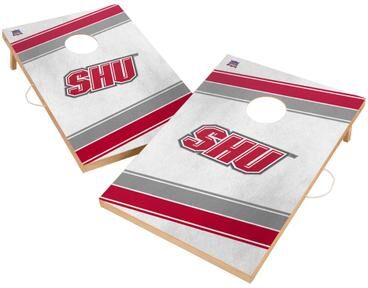 Skip's Garage Sacred Heart University Pioneers Regulation 2x4 Cornhole Set