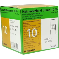NATRIUMCHLORID 10% Braun MPC Infusionslsg.-Konz. 20X10 ml Infusionslösungskonzentrat