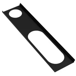 Hewi Ablage 950.13.0019SC 470mm, pulverbeschichtet, dunkelgrau perlglimmer tiefmatt, rechts
