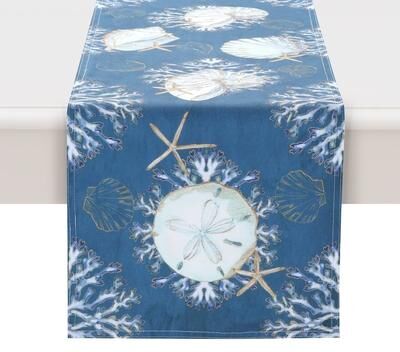 Laural Home Playa Shells Table Runner