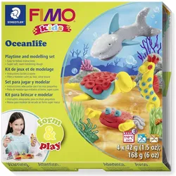 Fimo, Modelliermasse, Zestaw Kids Form&Play 4 x 42g Ozean