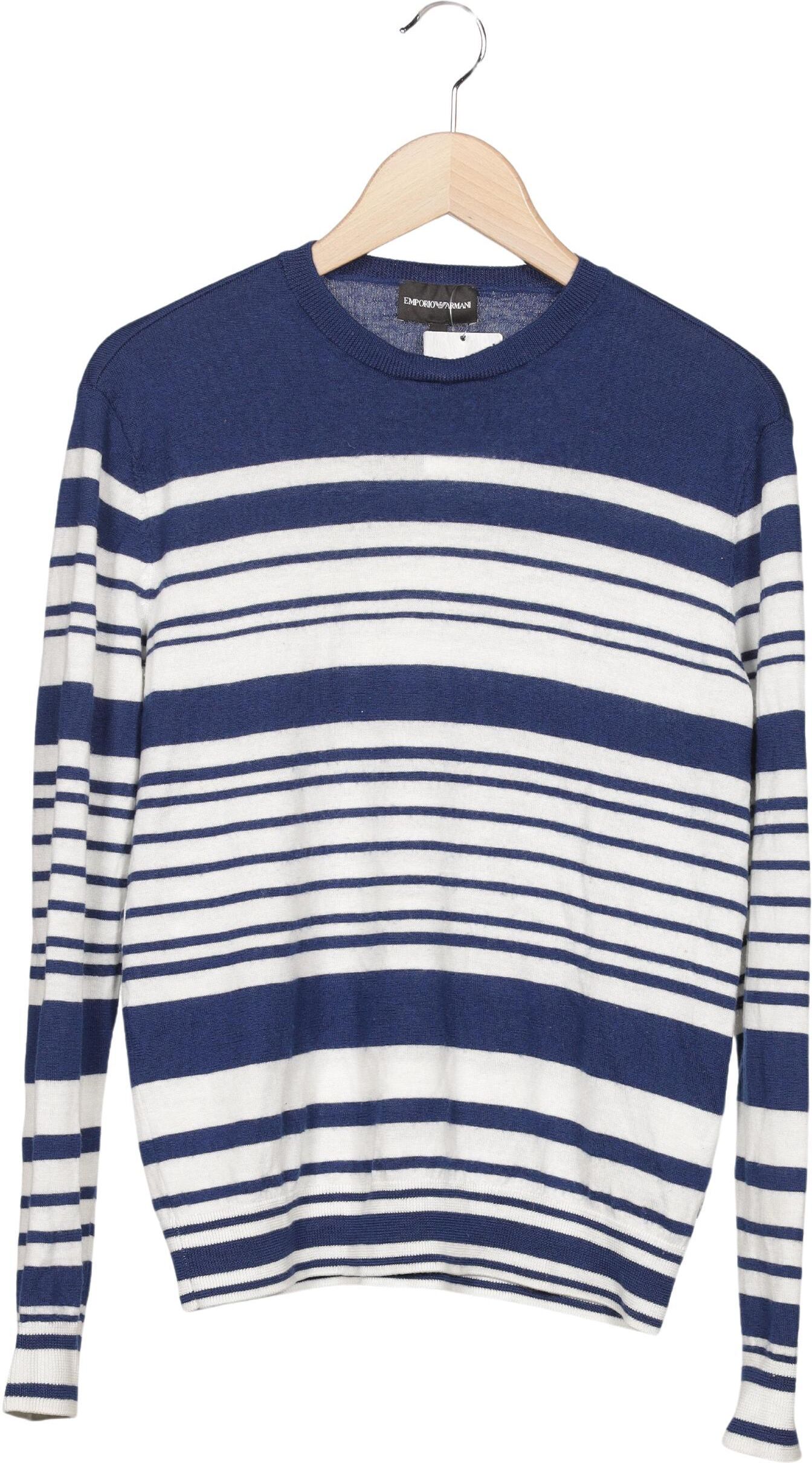 Giorgio Armani Emporio Armani Herren Pullover, Mehrfarbig, Gr. M, Schurwolle - Second Hand