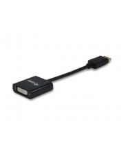 Digital Data Communications Equip Videokabel DisplayPort M bis DVI-I W 1.1 Leistungsmerkmale: -> DVI Konverter Displayport 20pin Stecker 29pin Buchse 1.1a Standard Unterstützt eine Auflösung zu 1080p LED ANzeige für Verbindungsstatus (133431)
