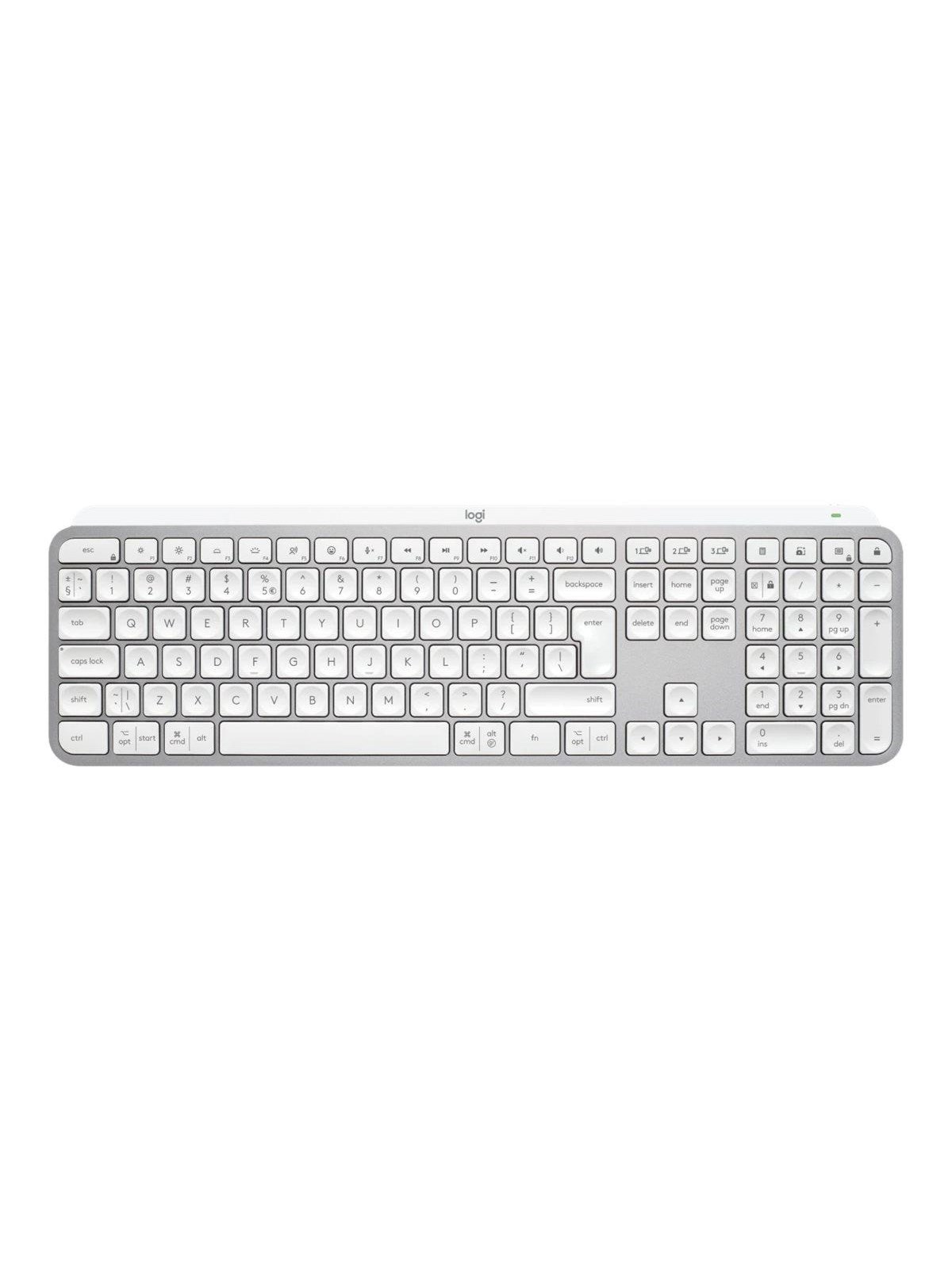 Logitech MX Keys S Pale Grey - DE - Tastatur - Deutsch - Grau
