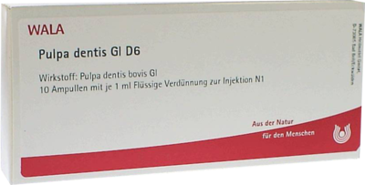 WALA Heilmittel GmbH PULPA DENTIS GL D 6 Ampullen 10X1 ml 03354684