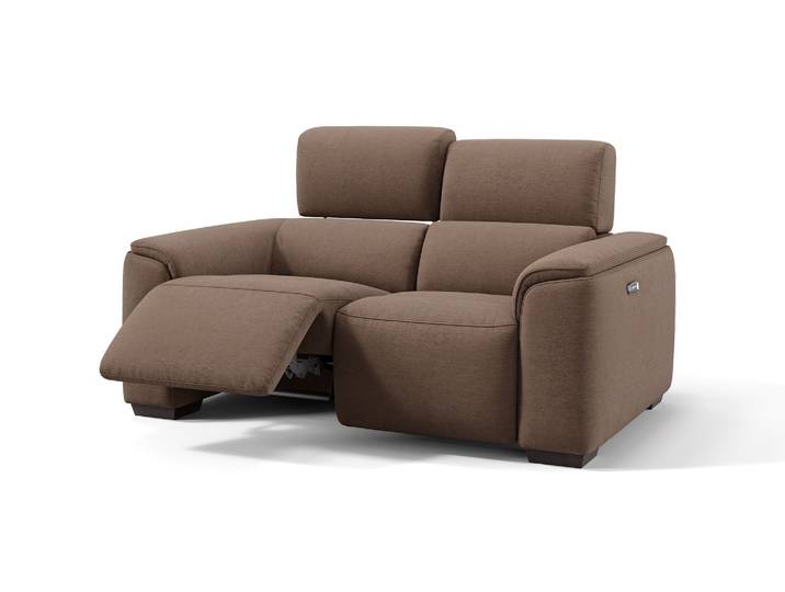 Stoff Relaxcouch CALVERA 2-Sitzer Stoffgarnitur Relax Sofa