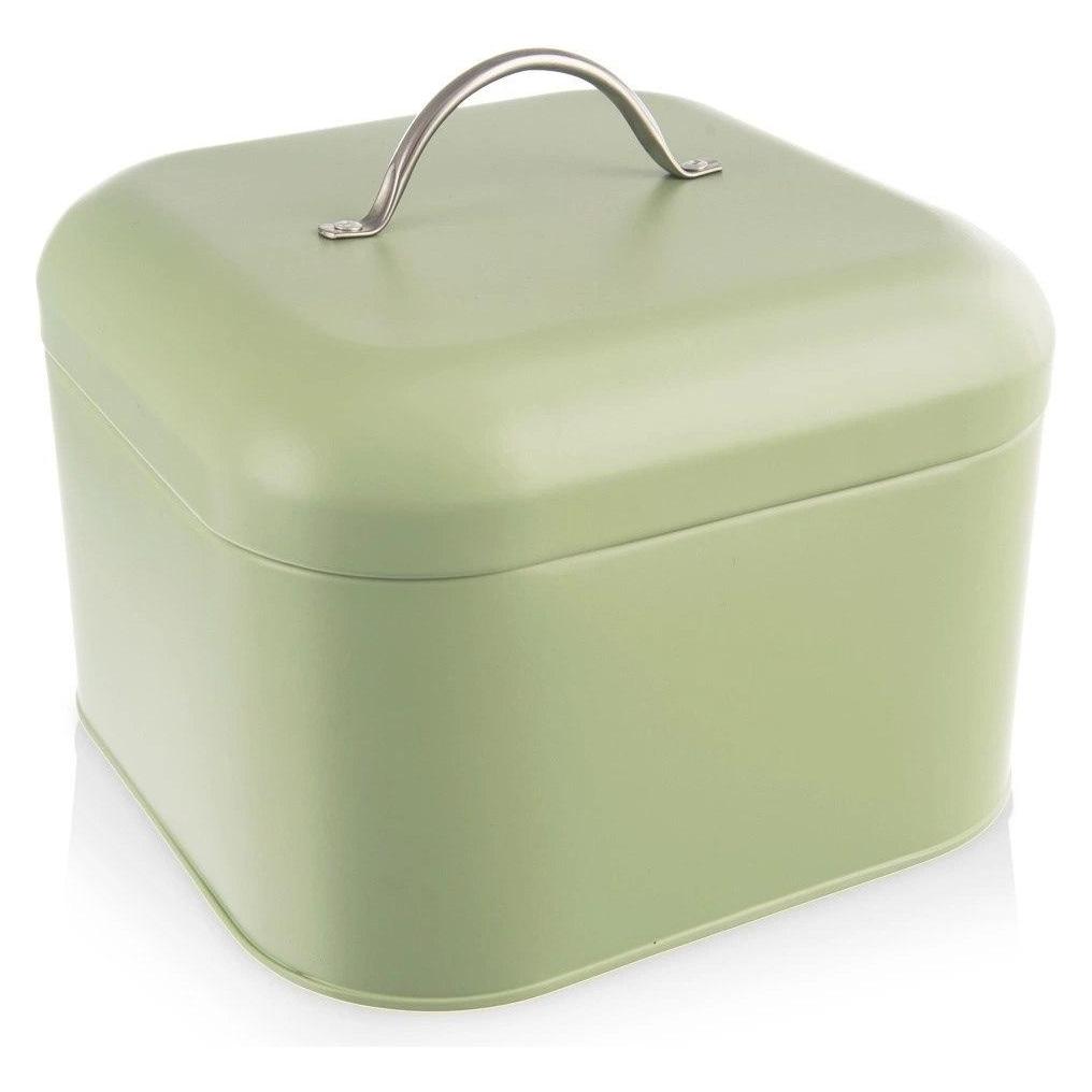 Vilde Metallbrotkasten ORION GREENISH 20 x 20 x 17 cm, grün, kompakt, für Brot (64593737)