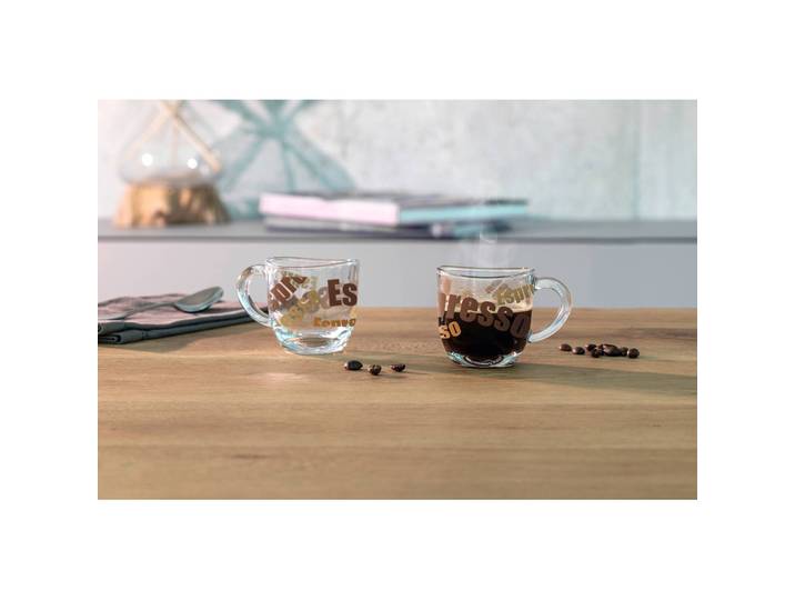 Tasses à expresso lot de 6 Ø 6cm Transparent