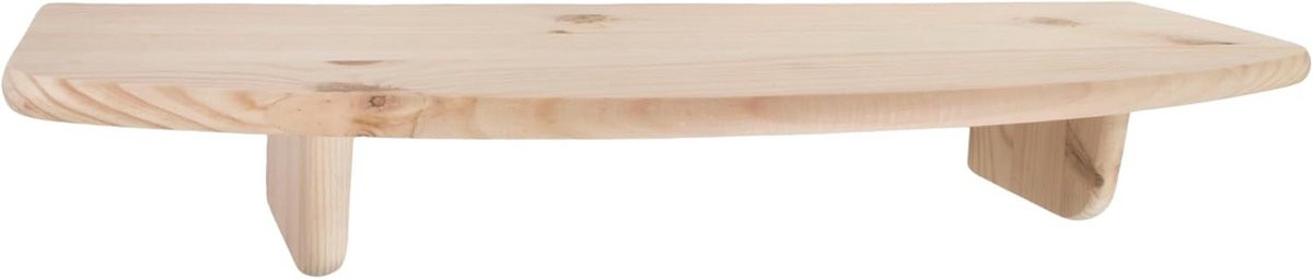 Set van 3 drijvende houten wandplanken van grenen voor wandmontage