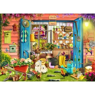 Brain Tree - Flower Barn 1000 Pieces Jigsaw Puzzle for Adults