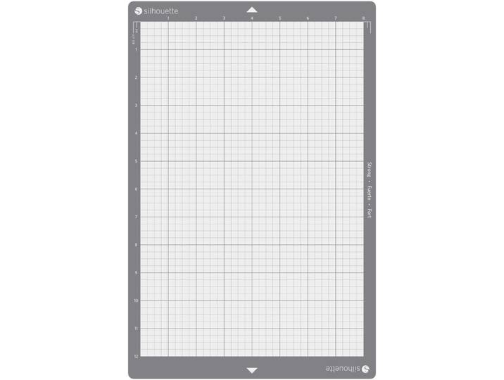Schneidematte Silhouette Weiss Kunststoff T 30 B 20 cm - Farbe: Weiss/Grau - Schneidematte