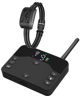 Inspired Deals Wireless Dog Fence & Remote Training Collar Range Adjustable Shock Vibration Waterproof For 2 Dogs