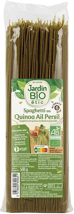 Jardin Bio Esparguete Com Quinoa, Alho E Salsa Bio 500g
