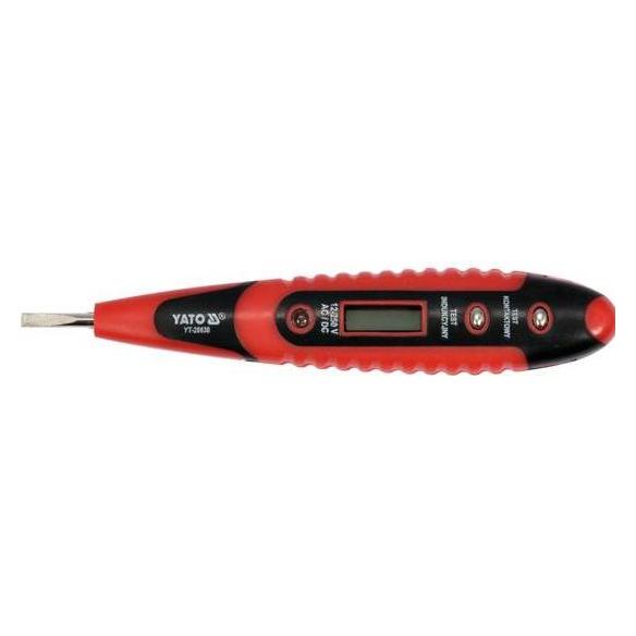 Yato Spannungsprüfer 12-250 V LCD Display (YT-28630)