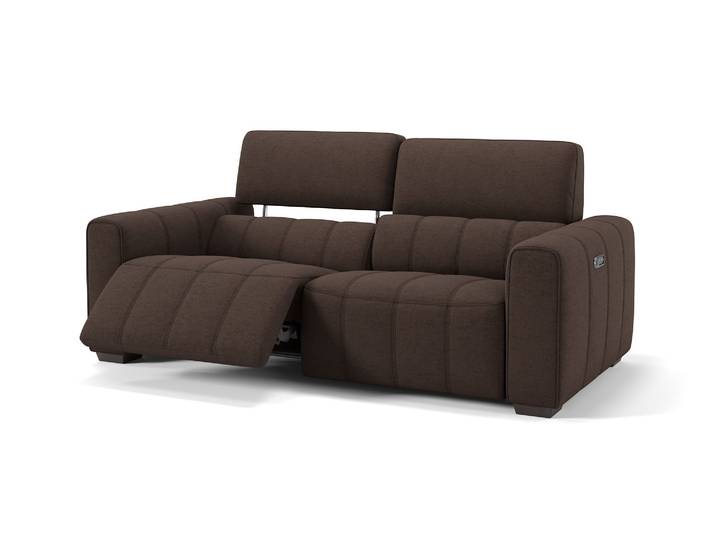 Stoffsofa MALIBU Stoff Couch 3-Sitzer