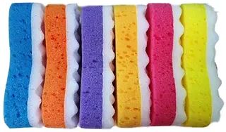 Multisell Products Hub Wisp Massage Brush Body, Soft Bath Sponge Body Scrub Bast Skin Scrubber, Relax Exfoliating Shower Washcloth Wisp Massage Brush Body, Soft Bath Sponge Body Scrub Bast Skin Scrubber, Relax Exfoliating Shower Washcloth