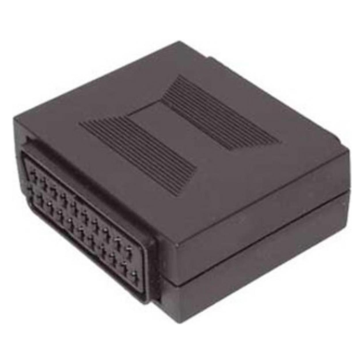 Shiverpeaks S/CONN maximum connectivity Adapter Video/ Audio-Scart-Verbinder, Scartbuchse auf Scartbuchse (Winkeladapter) (94040)