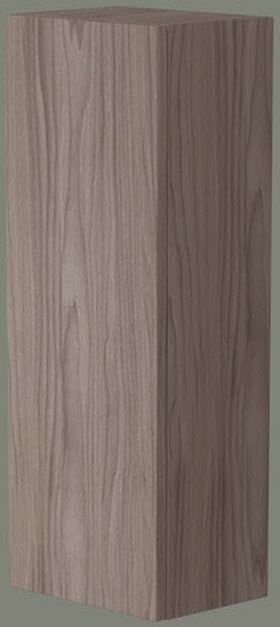 progettobagno Evo 54 Walnuss Vision Halbhochschrank 30 x 80 cm, Anschlag links