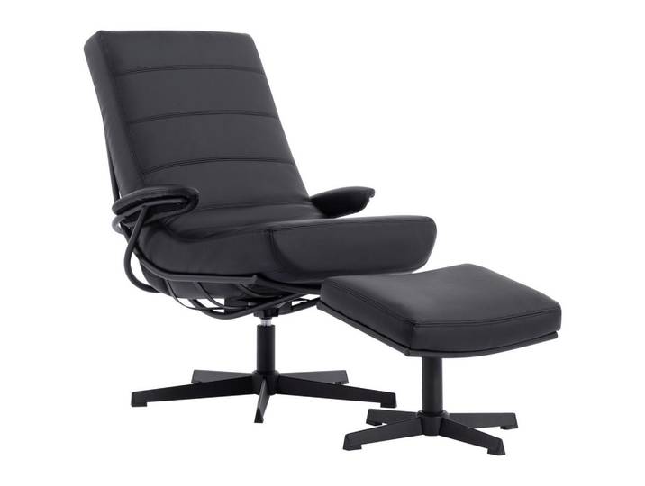 Livetastic Relaxsesselset Lesesessel, Schwarz, Metall, 68x101x85 cm, Relaxfunktion, Wohnzimmer, Sessel, Relaxsessel
