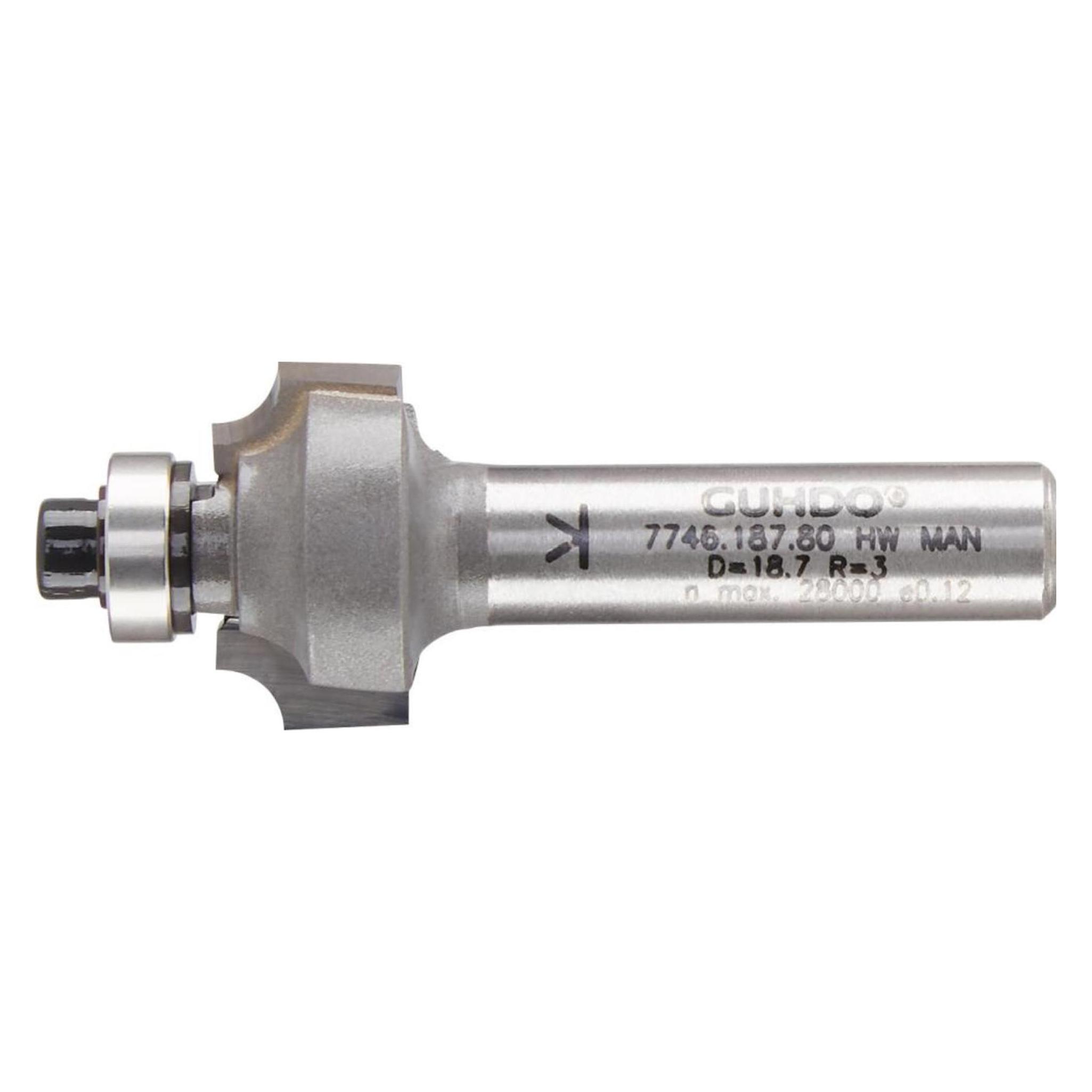 Guhdo HW-Viertelstabfräser Z2 S8 D31,7 R9,5 (4030289073057)
