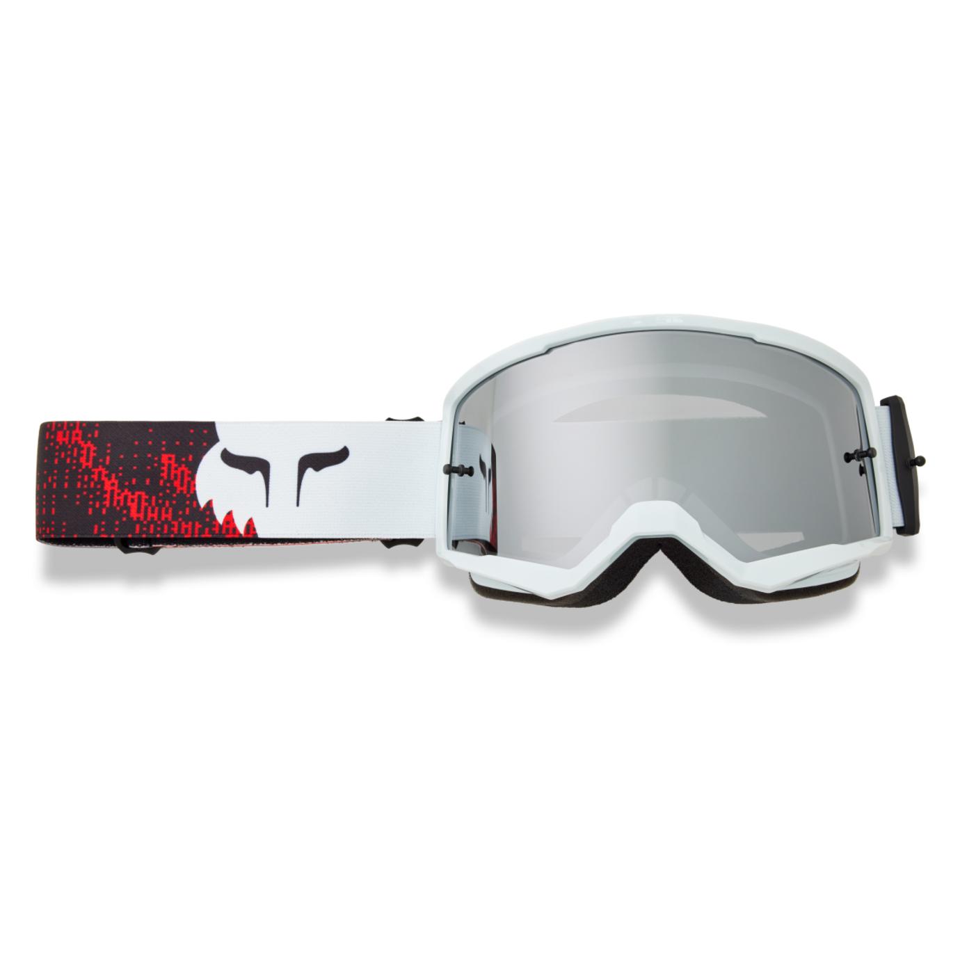 Fox Main Kairos Goggle - Spark (Fluorescent Red, Weiss, Verspiegelt rot) (54963625)