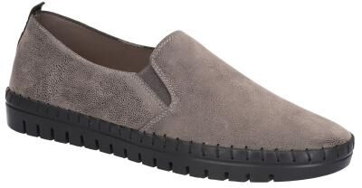 Easy Street Fresh - Womens 6.5 Grey Slip On Medium