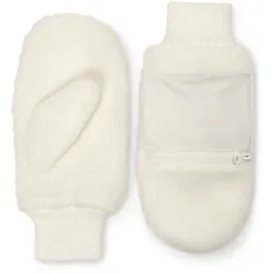 Tchibo - Teddy-Fäustlinge - Unisex - Gr. 7,5 - creme
