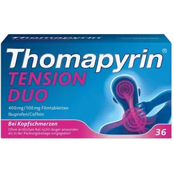 THOMAPYRIN TENSION DUO 400 mg/100 mg Filmtabletten 36 St