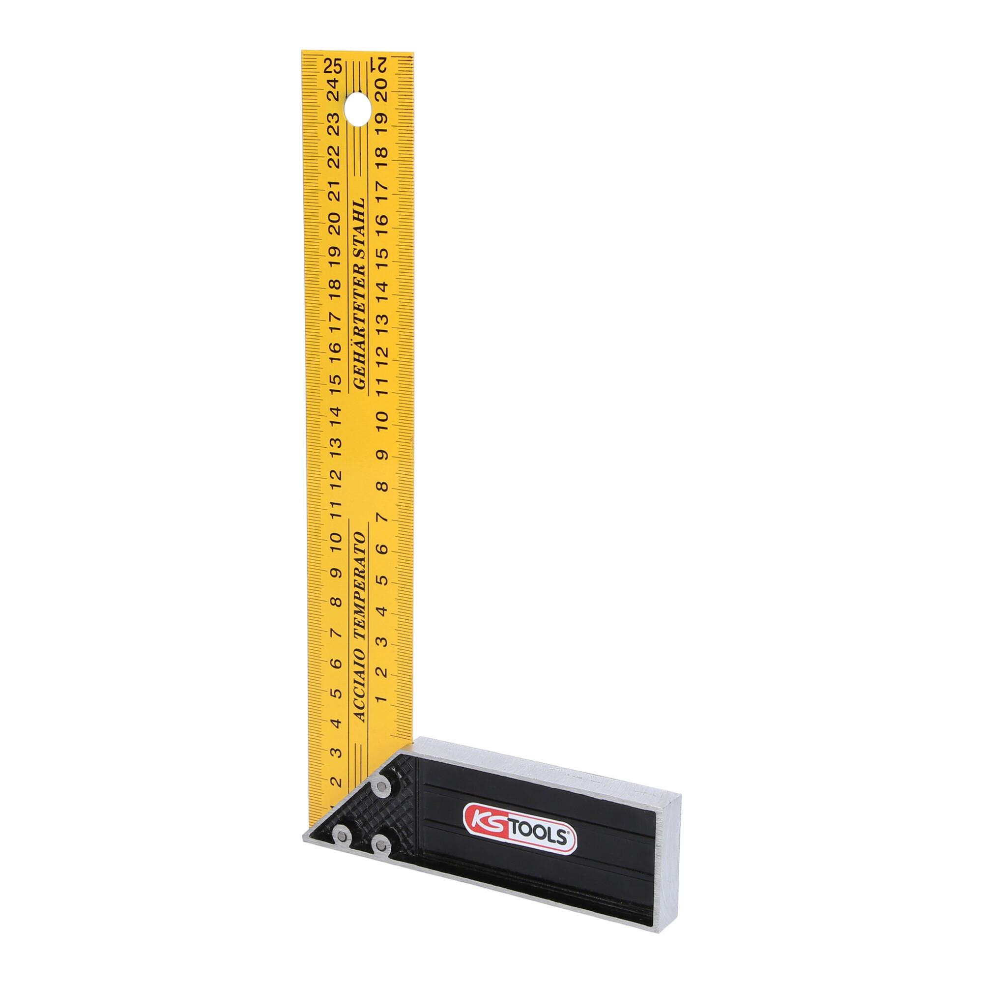 KS Tools Schreinerwinkel mit Aluminiumzunge, 250mm (300.0220)