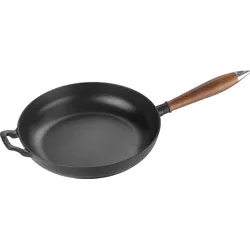 Staub Pfanne 28 cm aus Gusseisen mit Holzgriff