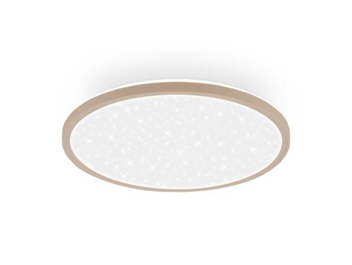 BRILONER - LED Panel Backlight Sternenhimmel Neutralweiß 30x4 cm Beige