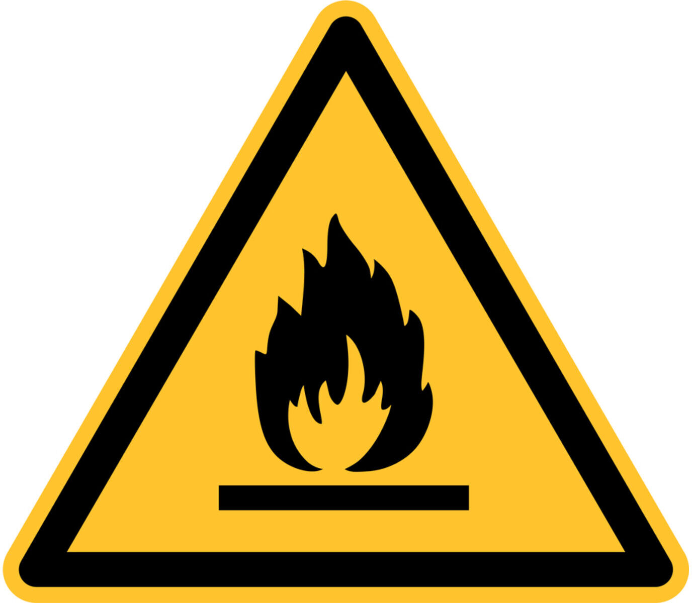 Eichner Warnschild Feuergefährliche Stoffe (9225-12050-010)