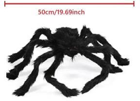 Uplift Treasures Giant Halloween Spider Indoor Outdoor Decoration 50cm