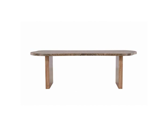 Livetastic Esstisch, Braun, Holz, Pappel, oval, Bodenplatte, 100x75x230 cm, Esszimmer, Tische, Esstische, Esstische oval