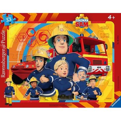 Rahmenpuzzle Ravensburger Sam, der Feuerwehrmann 33 Teile