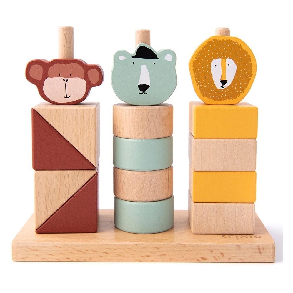 Trixie Baby Holz Stapelspiel mit Tieren (36-175)