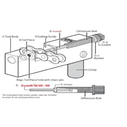RK Ersatzteil RK150 Druckstift T06 520 - 532