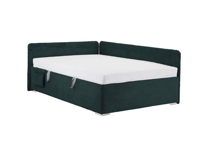 Bett 120/200 cm Dunkelgrün
