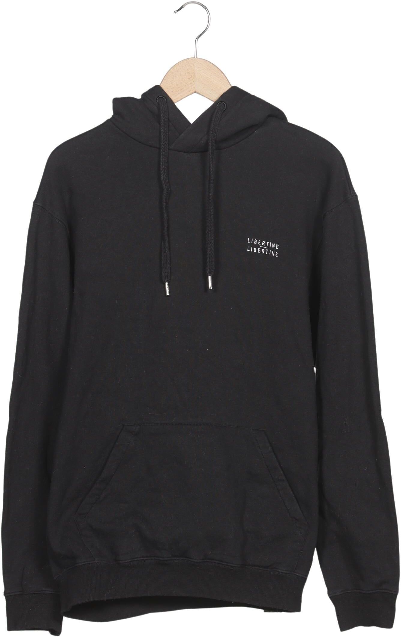 Libertine Libertine Herren Kapuzenpullover, Schwarz, Gr. M, Baumwolle - Second Hand