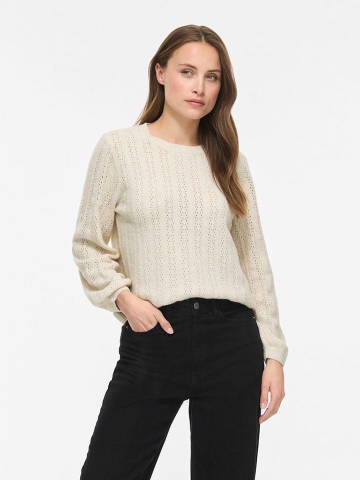 Vila Pullover "Liga" in Creme - S