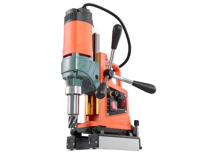 SucceBuy perceuse magnétique 1400W 2 pouces diamètre d'alésage 0-750 tr/min Direction réversible perceuse presse perceuse électrique