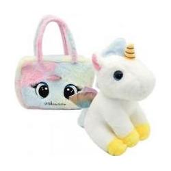 Lena Plüsch-Einhorn-Maskottchen mit Tasche (61087545)