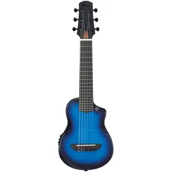 Ibanez AUP10FMNE-TBO Transparent Blue Sunburst Open Pore - Ukulele