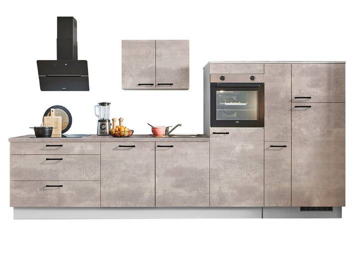 pino Küchenzeile Warde, individuell anpassbar, gratis Küchenplanung mit Profis, (Breite 340cm), vormontiert, wahlw. mit E-Geräten, Preis inkl. Lieferung