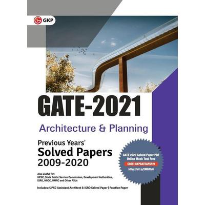 GATE 2021 - Architecture & Planning - Previous Years' Solved Papers 2009-2020, Taschenbuch von Jinisha Ar. Jain, G.k Publications Pvt.ltd,